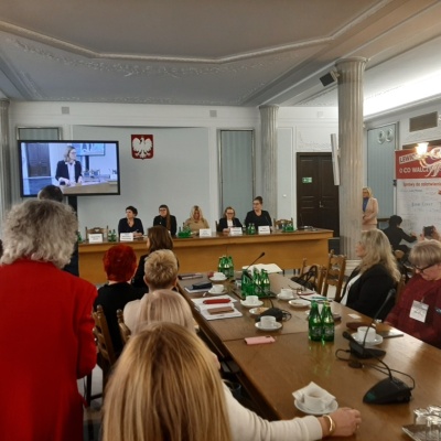 Sala kolumnowa Sejmu RP - miejsce obrad konferencji